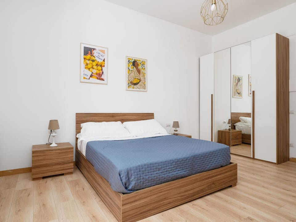 Bed, Photo of the whole room, Bedroom, furniture, wardrobe