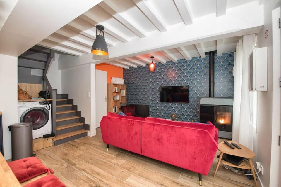 Chaleureuse Maison Familiale Etretat Plage House in Étretat