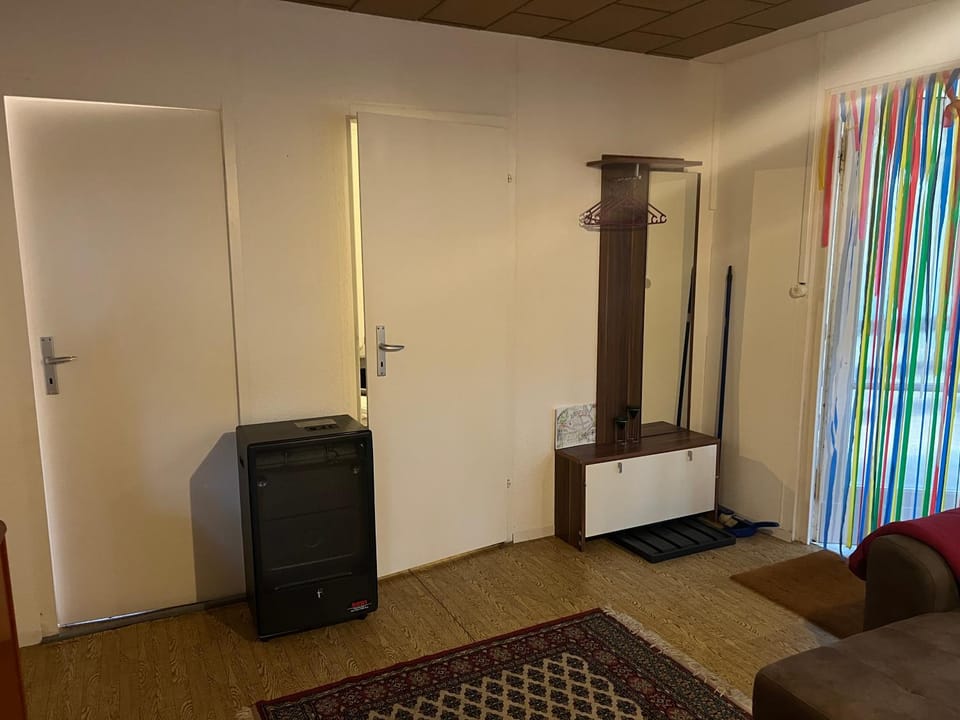 Living room, Photo of the whole room, heating