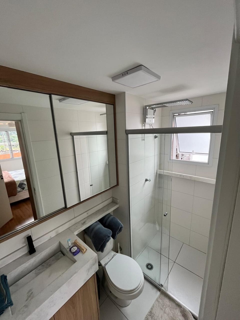 Shower, Bathroom, towels