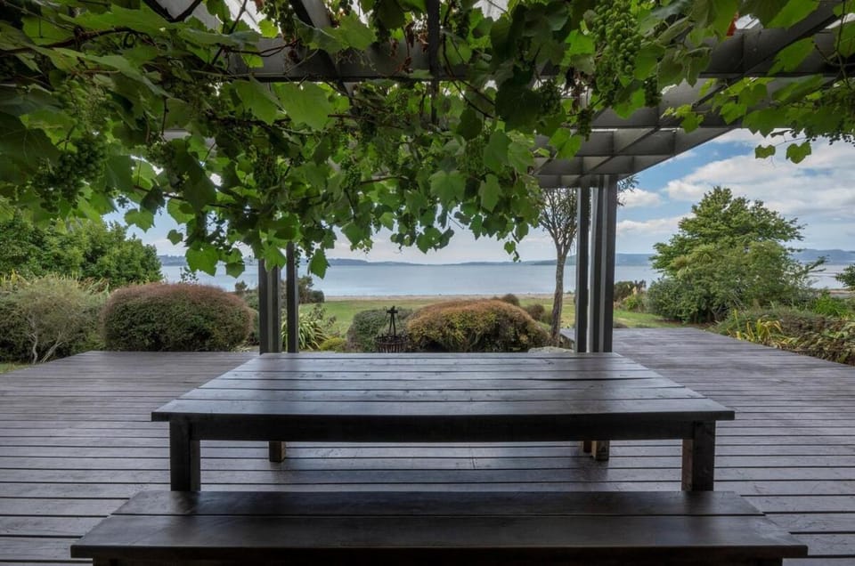 Lounge to Lake Rotorua House in Rotorua