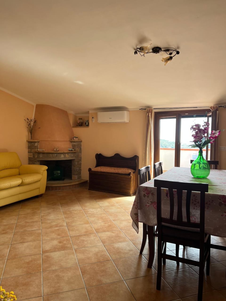 Living room, air conditioner