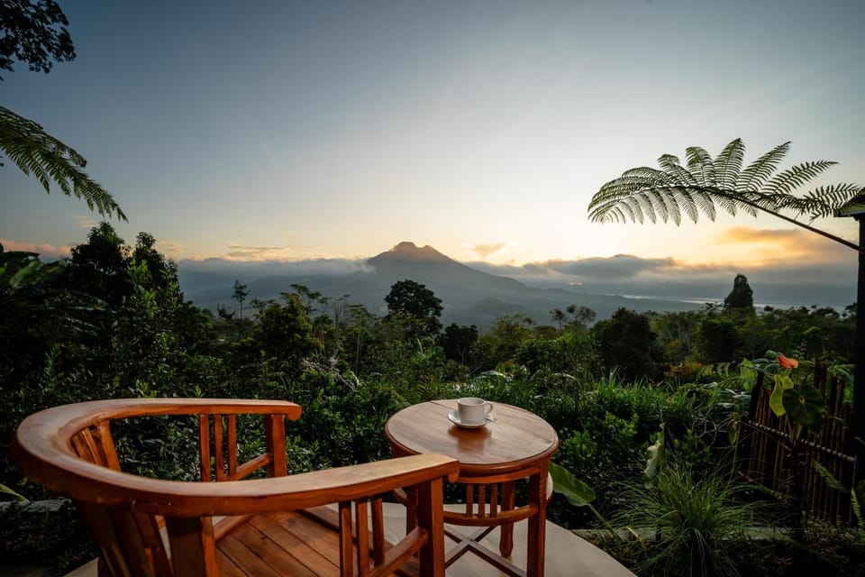 Natural landscape, Balcony/Terrace, Mountain view, Sunrise