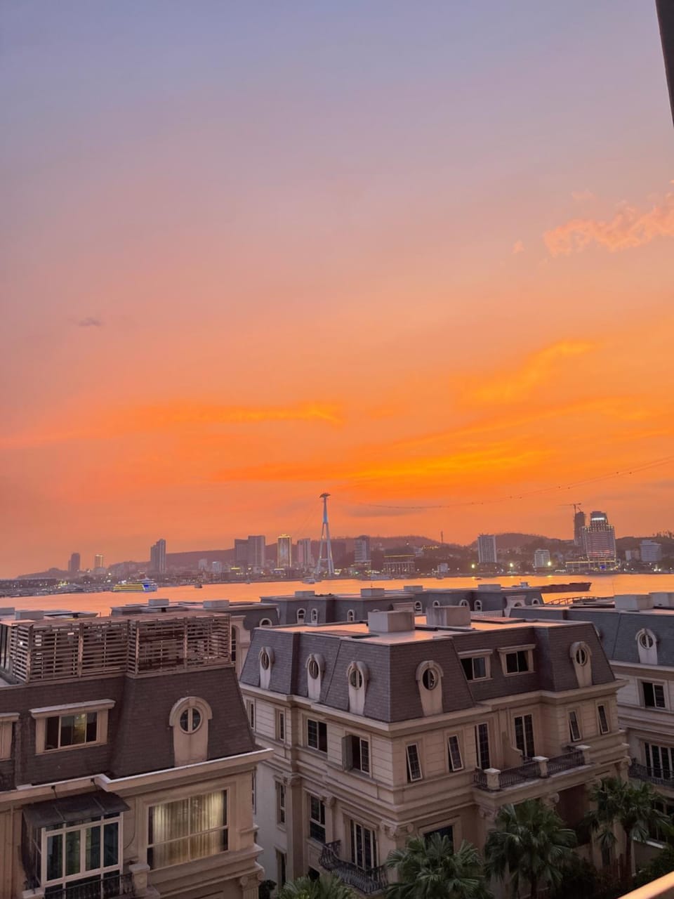 Natural landscape, City view, Sea view, Sunrise, Sunset