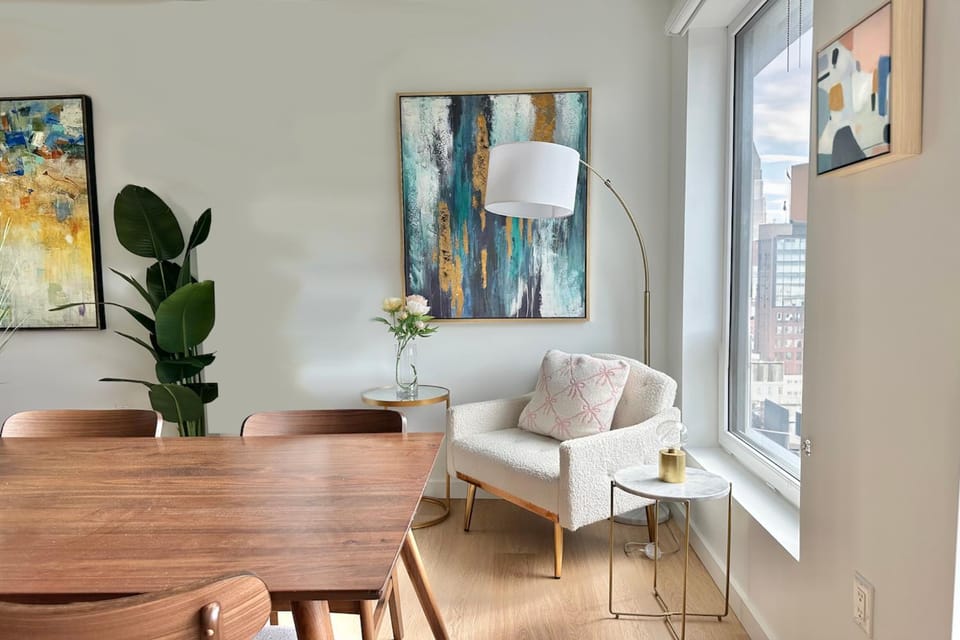 2BR-Sleeps 8-Steps to Manhattan Apartment in Hoboken