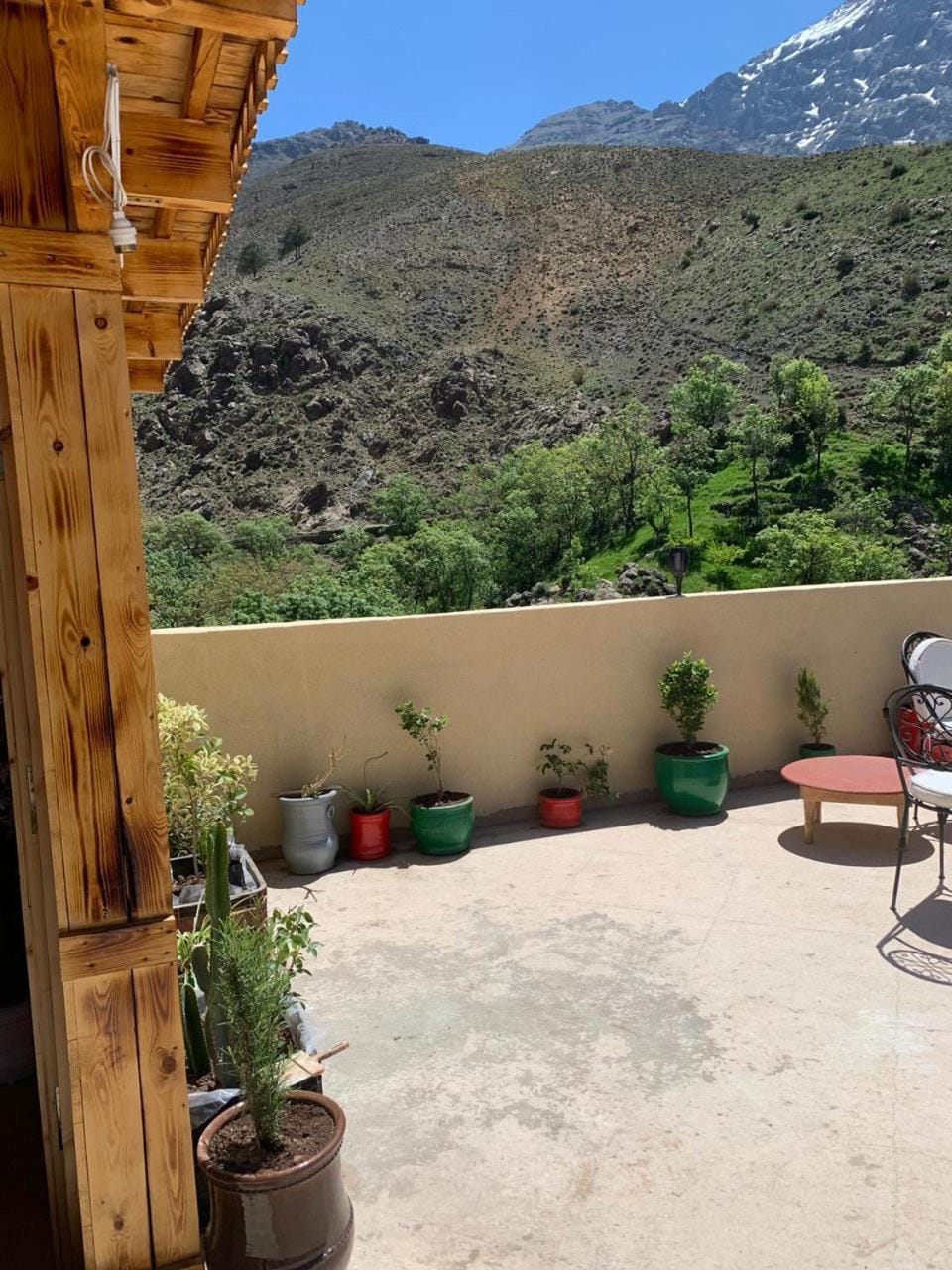 Spring, Natural landscape, View (from property/room), Balcony/Terrace, Seating area, Mountain view