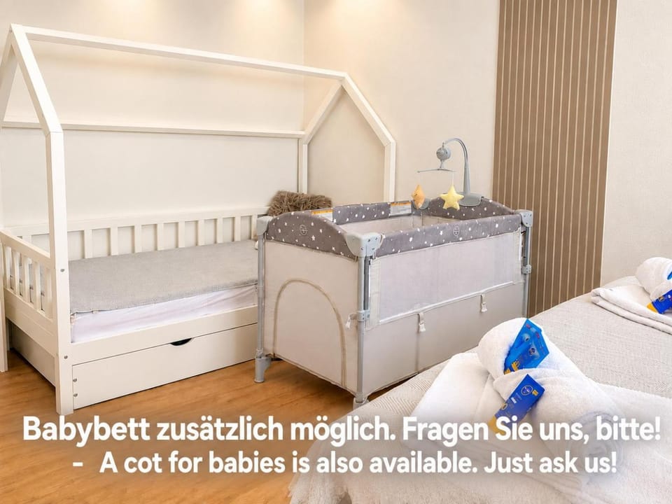 Bedroom, children, cot