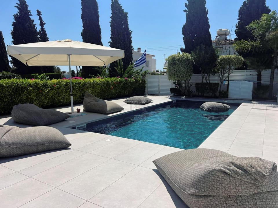 Pool view, sunbed