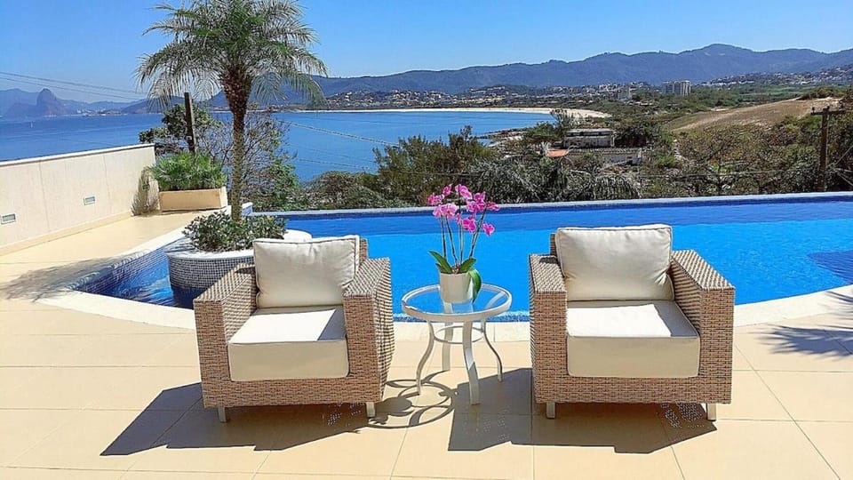 View (from property/room), Pool view, Sea view, Swimming pool