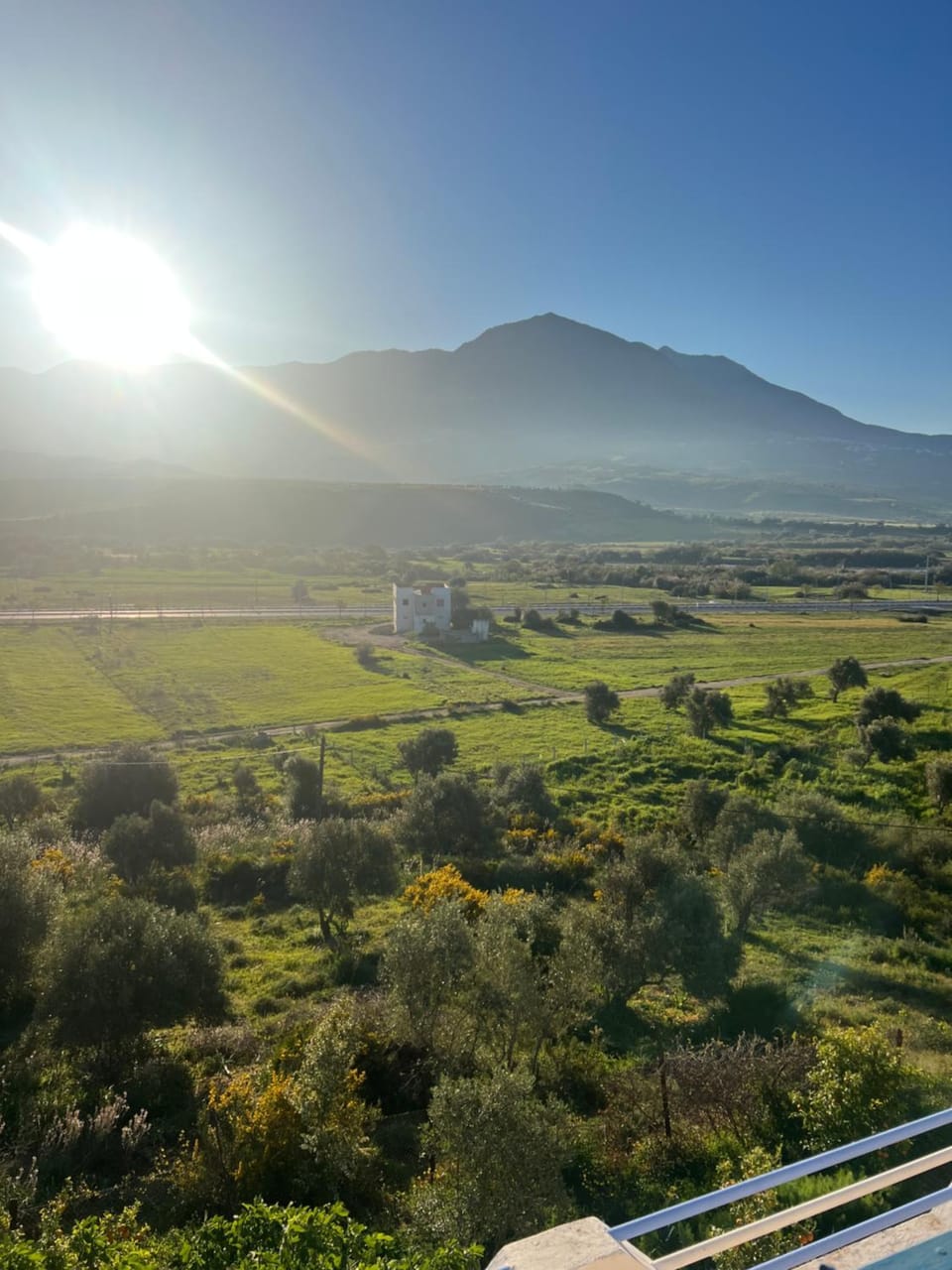 Natural landscape, Mountain view, Sunrise