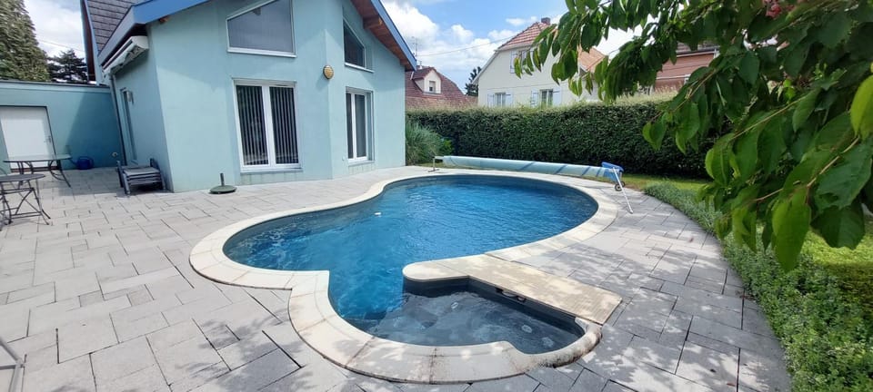 Patio, Pool view
