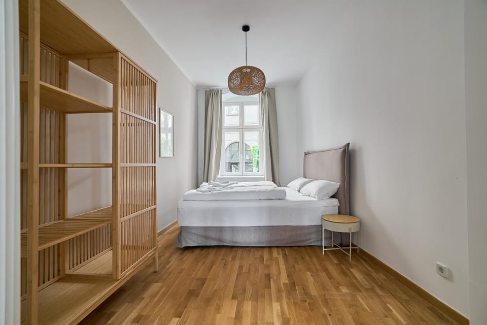 Bed, Photo of the whole room, Bedroom, towels, wardrobe