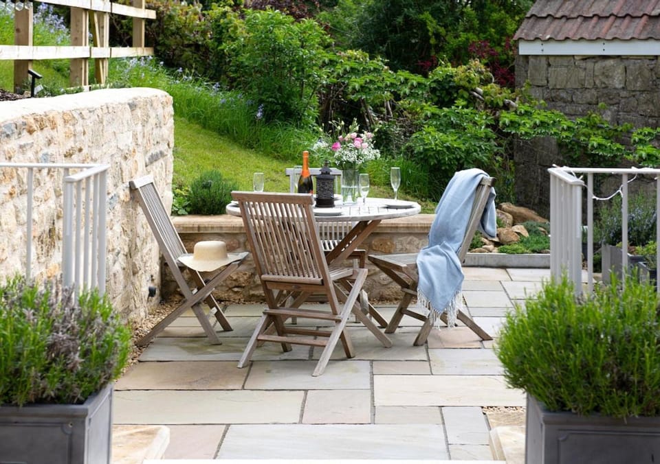 Patio, Garden, Garden, Seating area, Dining area
