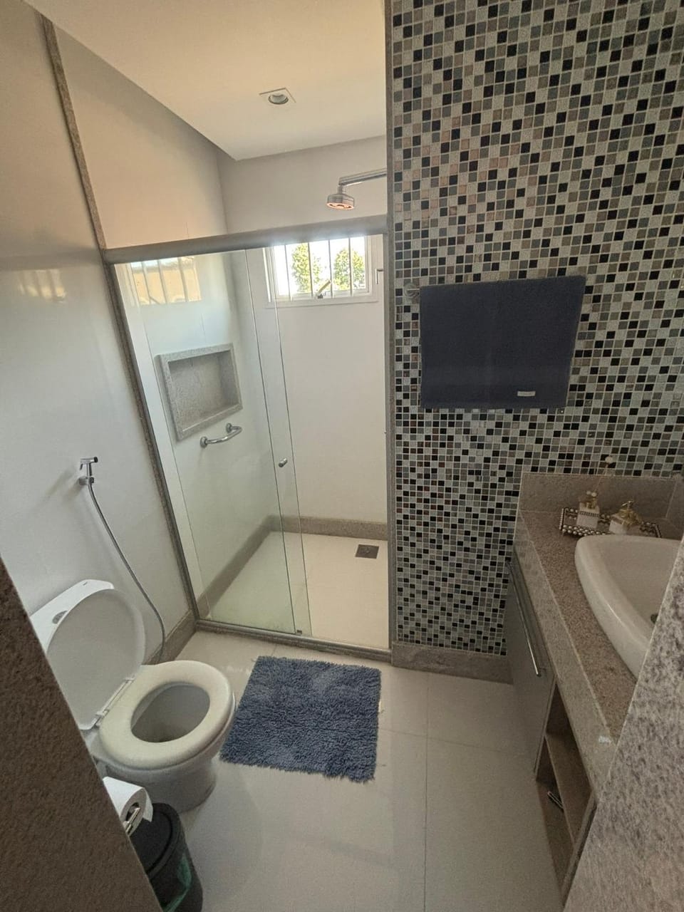 Shower, Toilet, Bathroom, towels