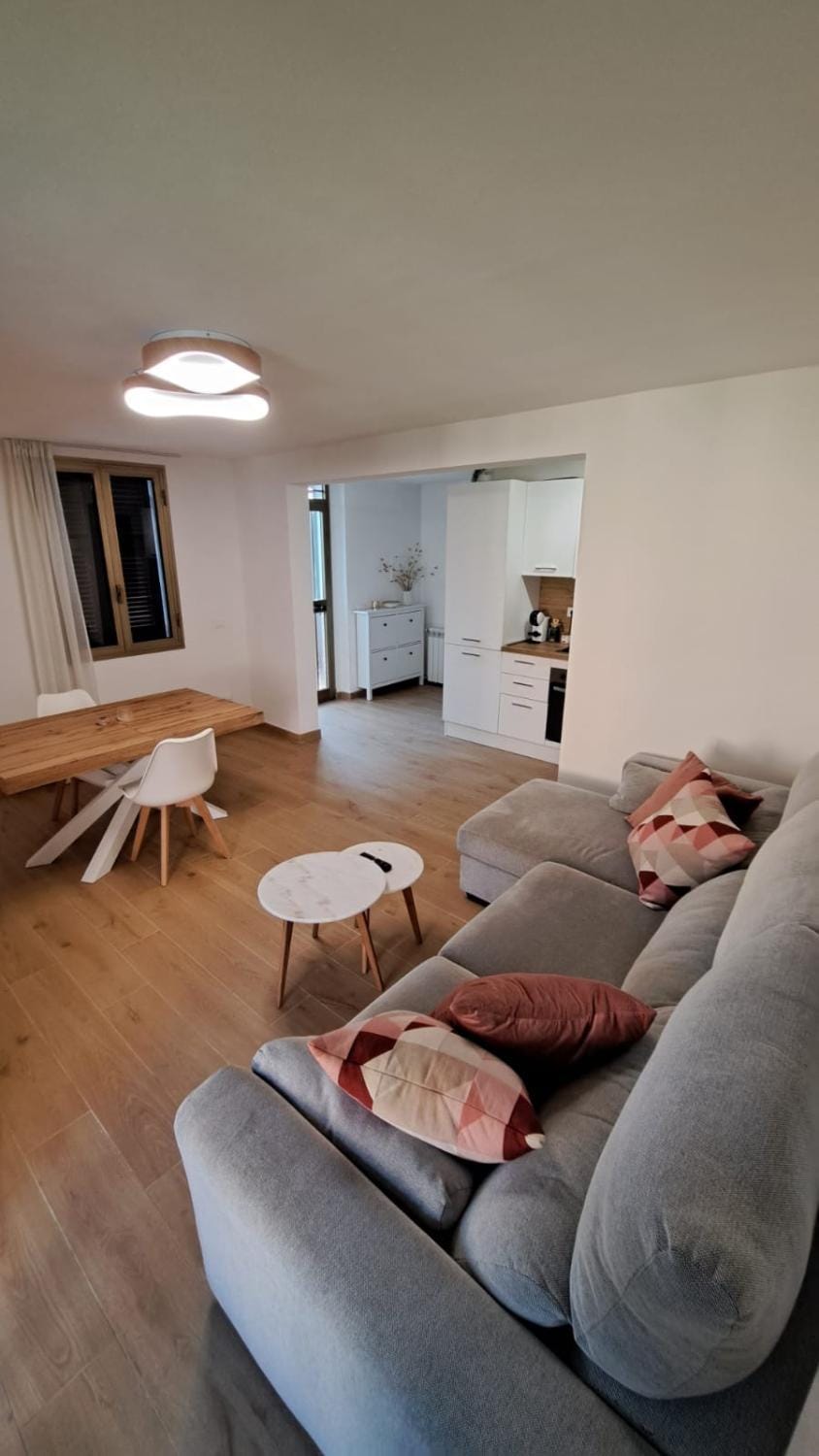 Kitchen or kitchenette, Living room, Dining area