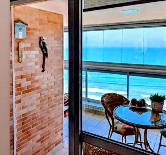 Natural landscape, View (from property/room), Balcony/Terrace, Seating area, Dining area, Beach, Sea view