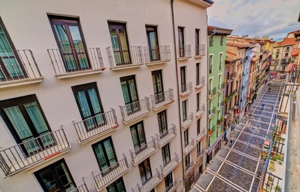 Experience the running of the bulls from your balcony Apartment in Pamplona