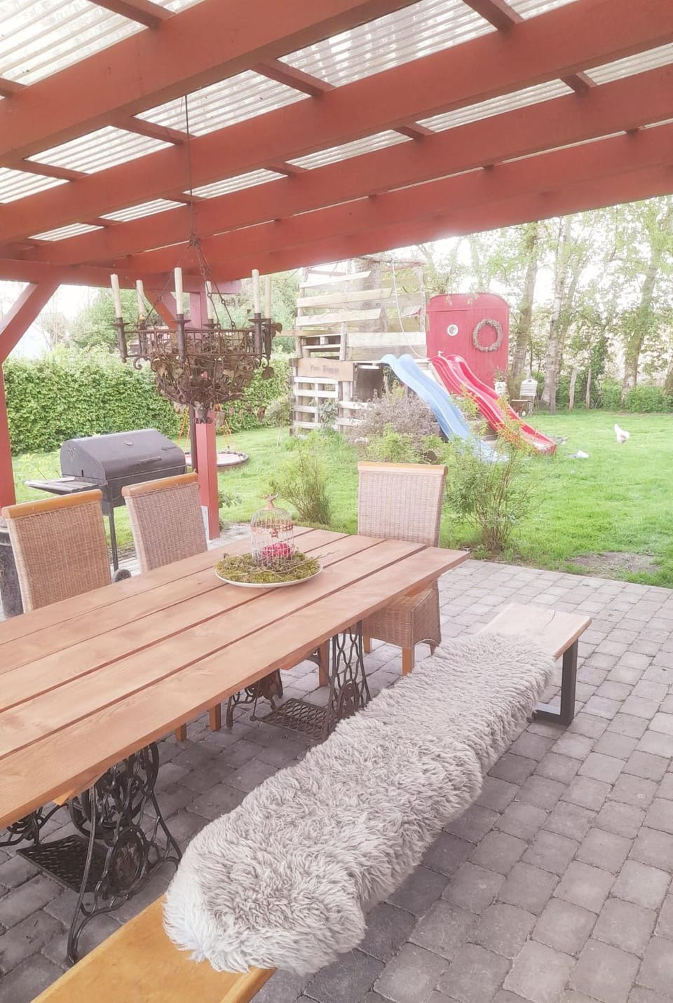 Übernachtung im Bauwagen Apartment in Wittmund