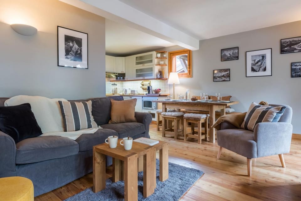 Spacious duplex with terrace in Les Houches Apartment in Les Houches