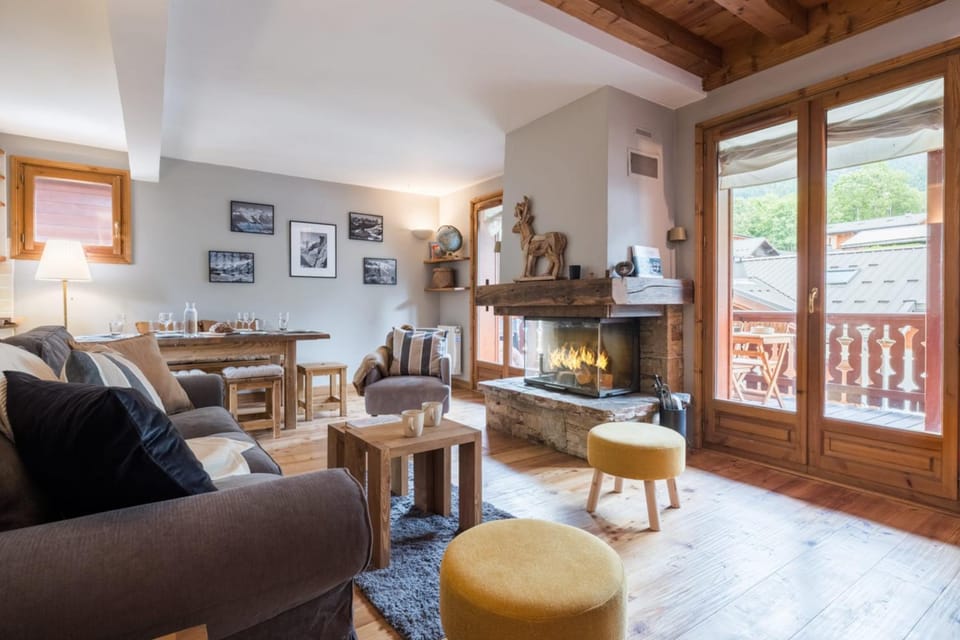 Spacious duplex with terrace in Les Houches Apartment in Les Houches