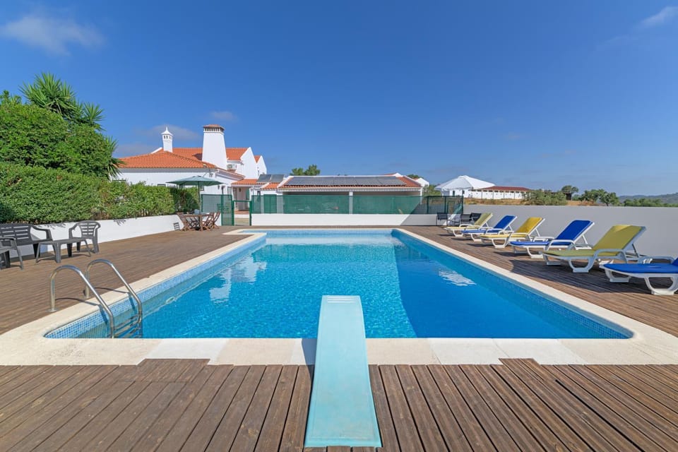 Property building, Living room, Swimming pool