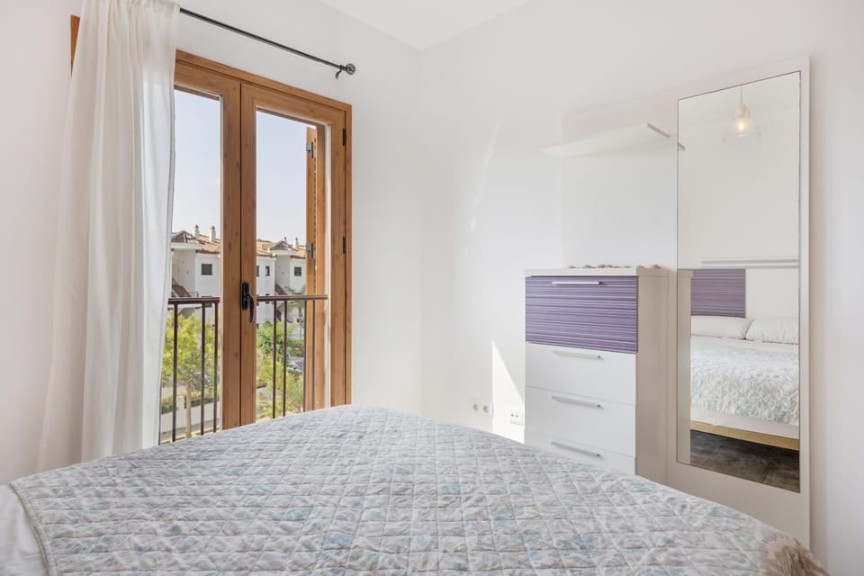Property building, Living room, Bedroom