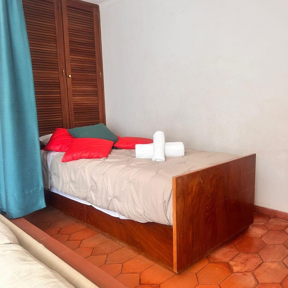 Bed, Photo of the whole room, Bedroom, towels, wardrobe