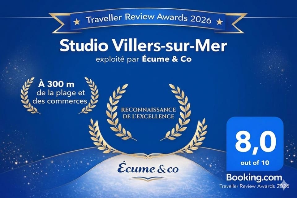 Studio lumineux à 300 m de la plage et commerces Apartment in Normandy