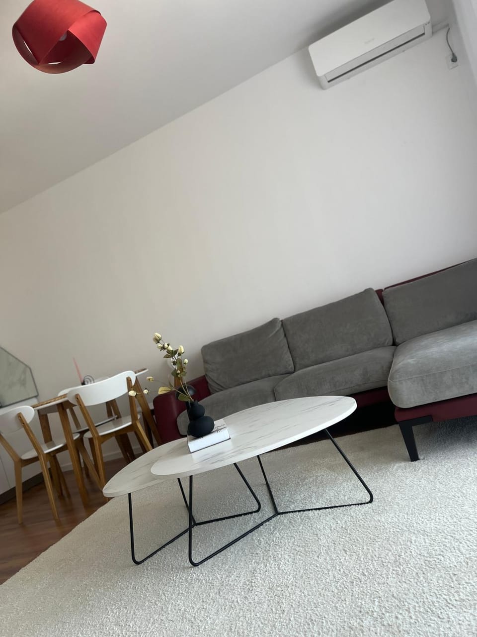 Living room, Dining area, air conditioner