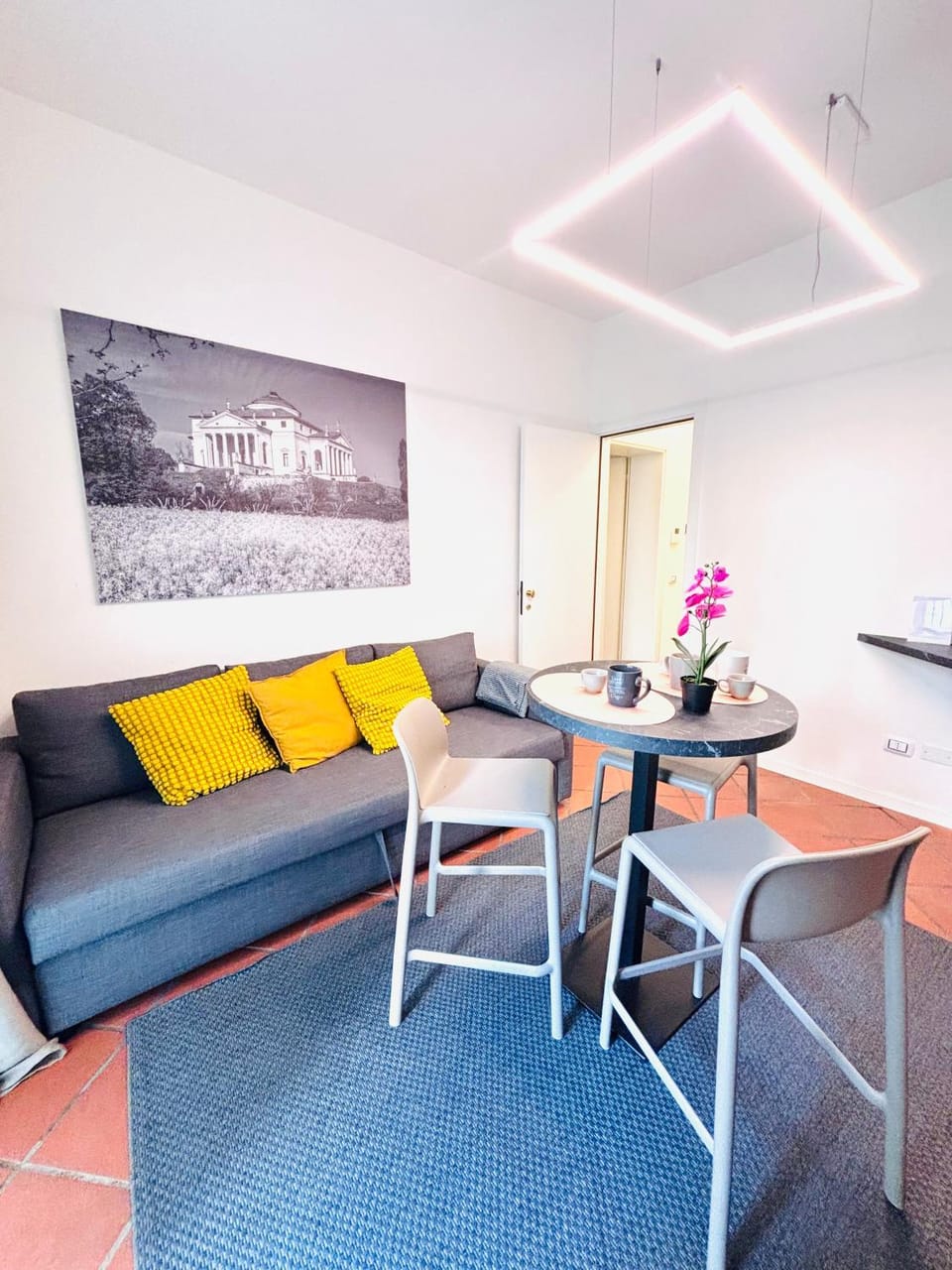 Living room, Seating area, Dining area