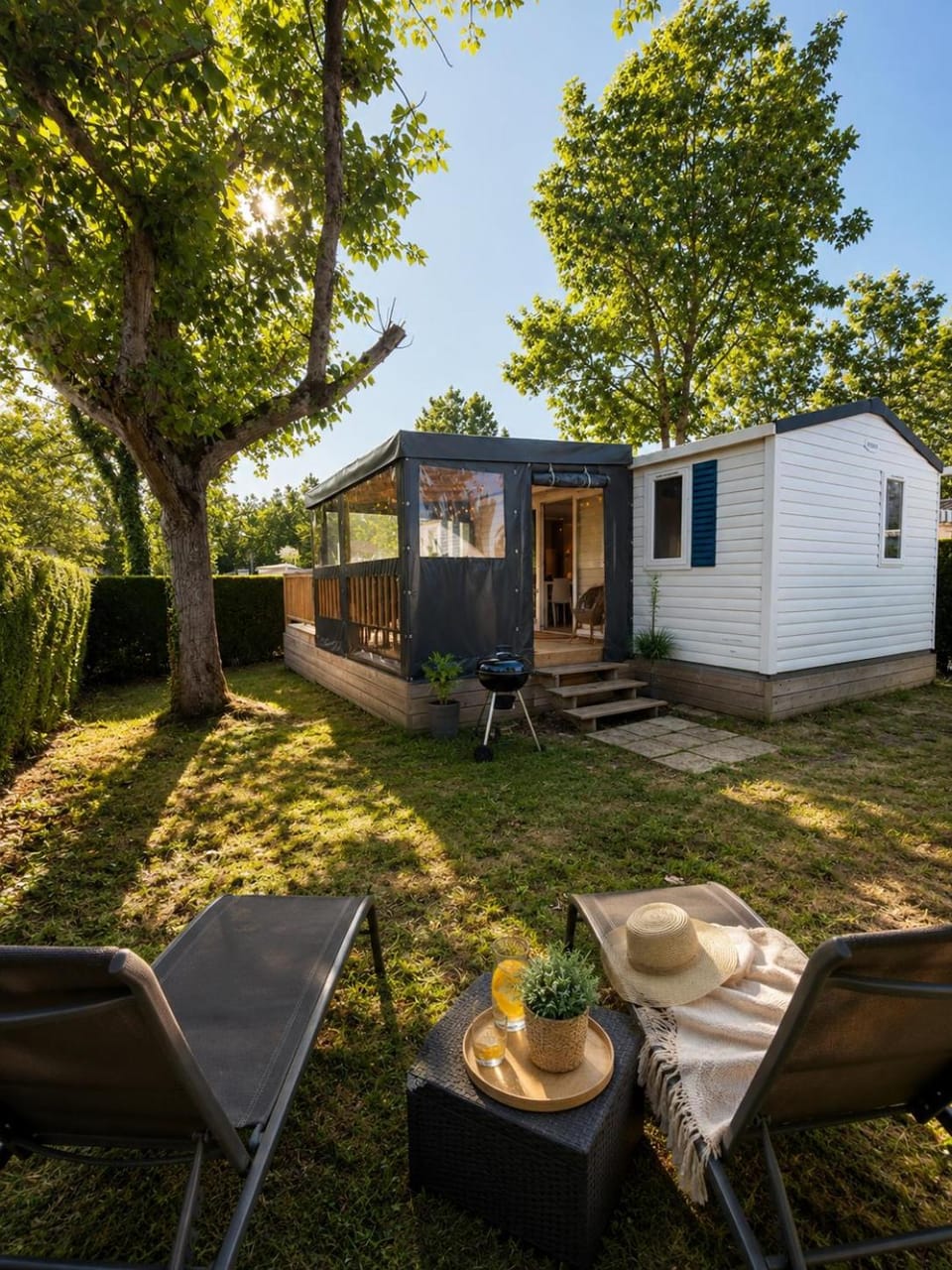 Patio, BBQ facilities, Garden view