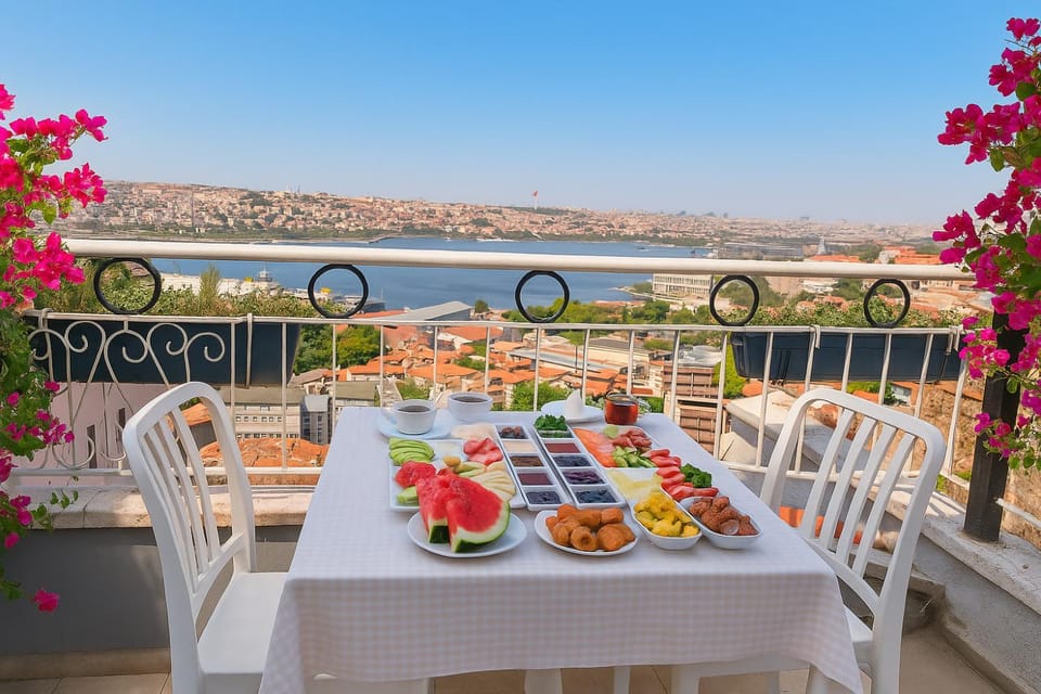 Patio, Day, Balcony/Terrace, Sea view, Breakfast, Continental breakfast, Buffet breakfast