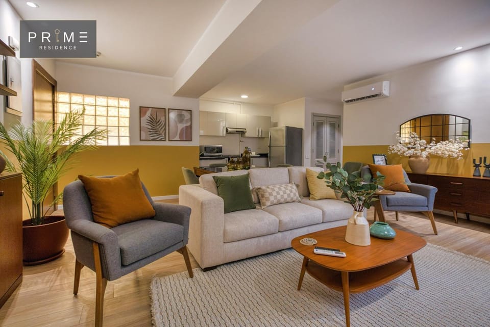 Kitchen or kitchenette, Living room, air conditioner
