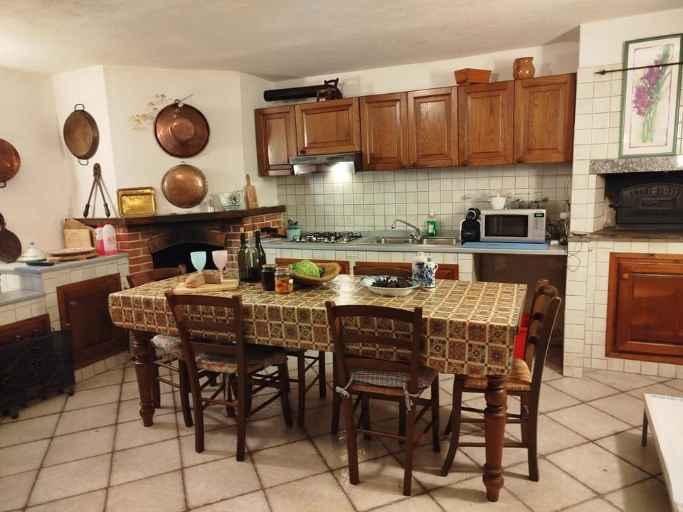 Kitchen or kitchenette, Dining area, oven, stove