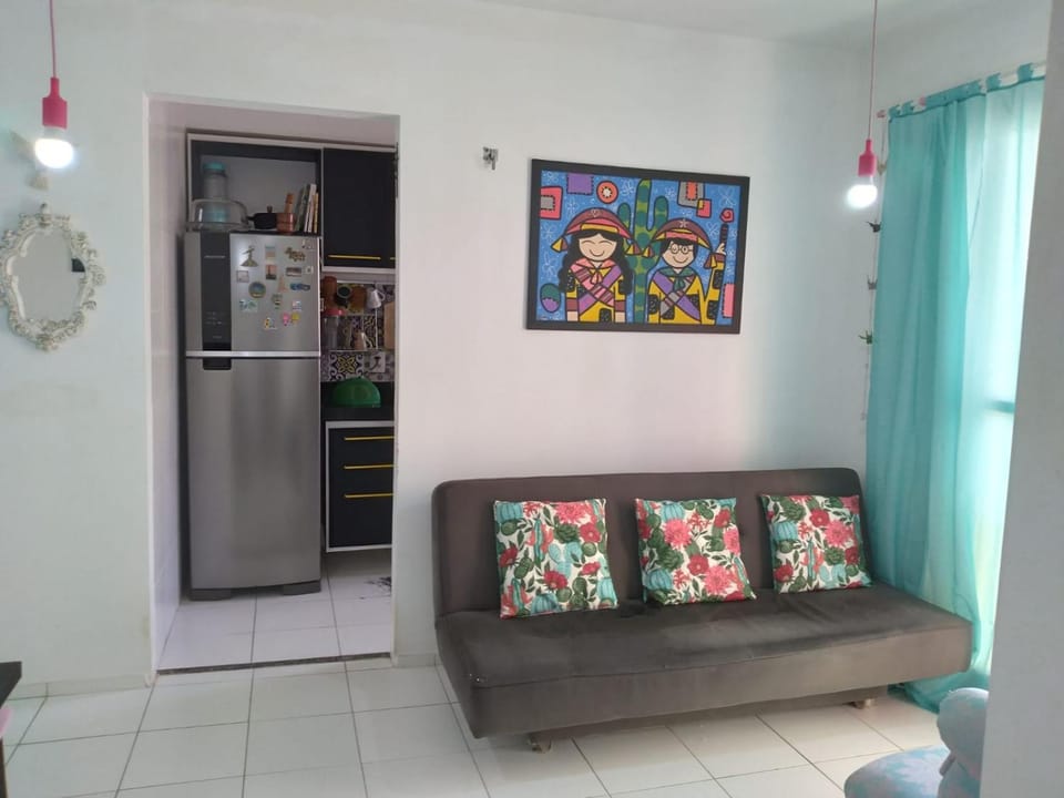 Apto com vista para o mar e com piscina a 1 km da praia do Aracagy e 4 km da Litorânea Apartment in São Luís