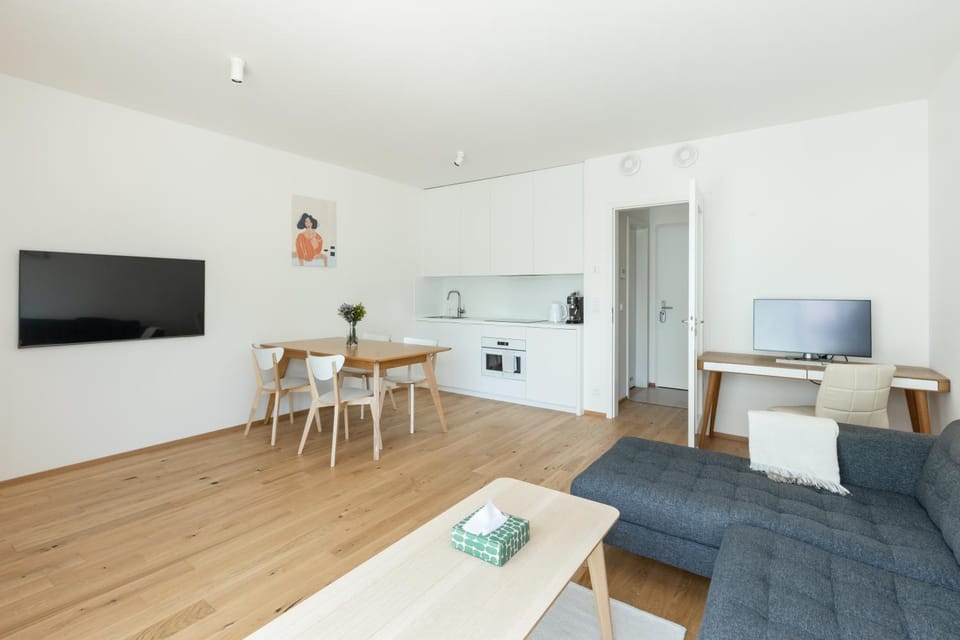 TV and multimedia, Kitchen or kitchenette, Living room, Seating area, Evening entertainment