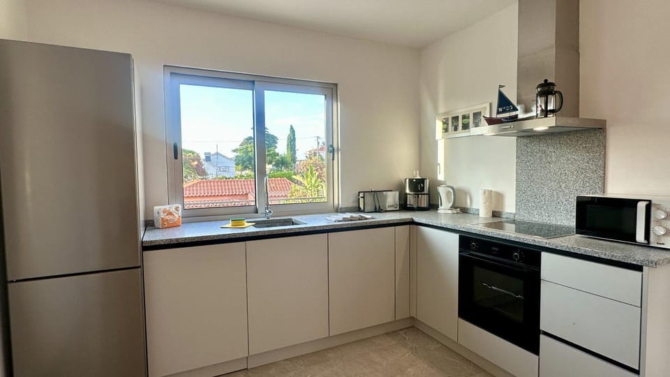 Kitchen or kitchenette, dishwasher, oven, stove