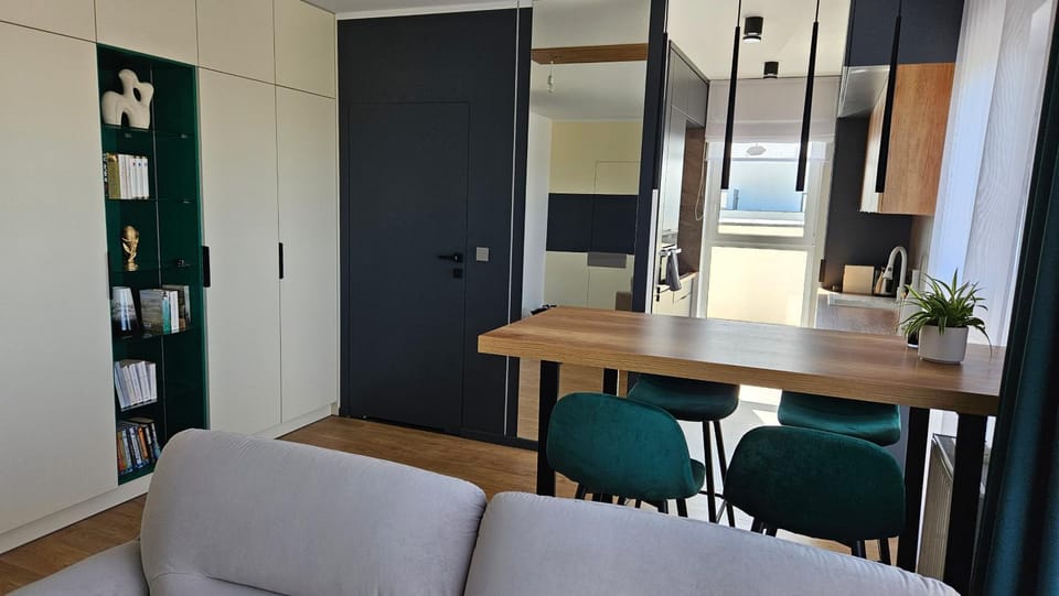 Kitchen or kitchenette, Living room, Dining area
