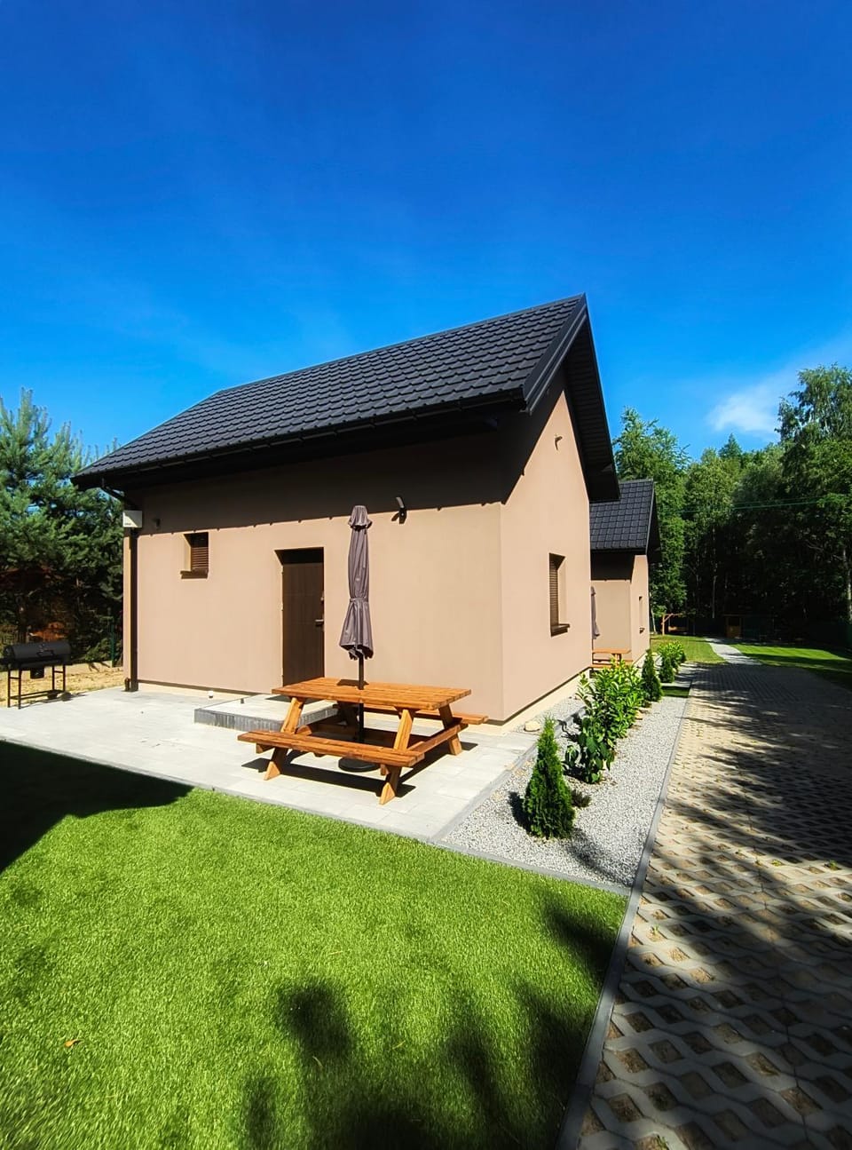 Domki w Gorzewie niedaleko jeziora Białe House in Masovian Voivodeship