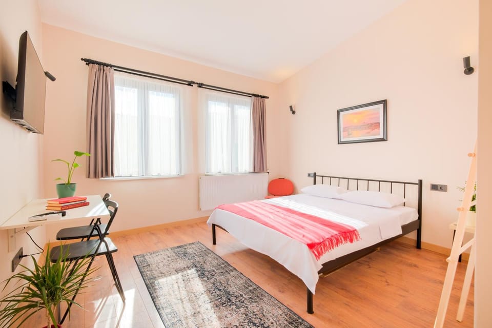 Bed, TV and multimedia, Seating area