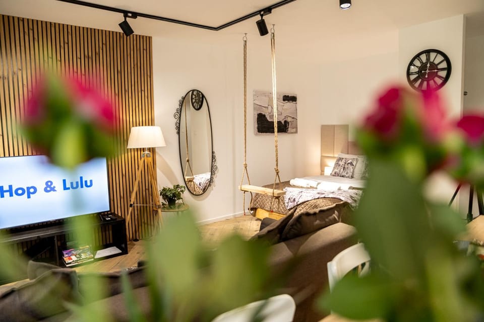 Bed, TV and multimedia, Living room, Photo of the whole room, Bedroom