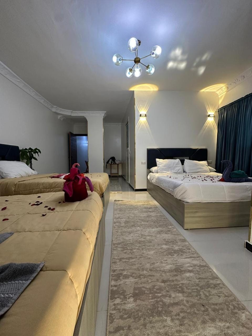 Bed, TV and multimedia, Living room, Photo of the whole room, Seating area, Bedroom
