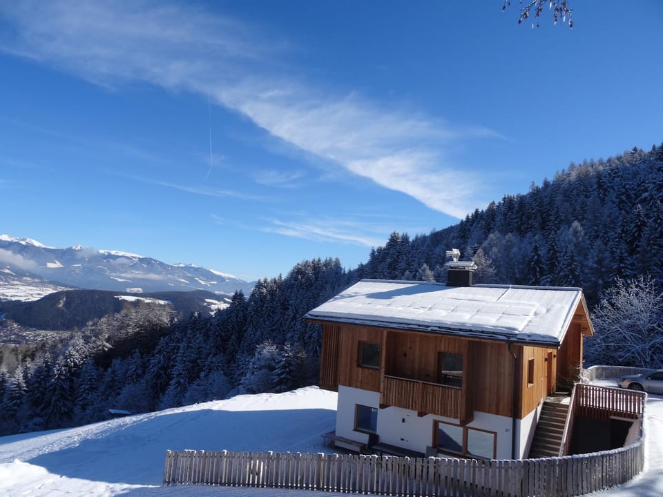 Property building, Natural landscape, Winter, Mountain view