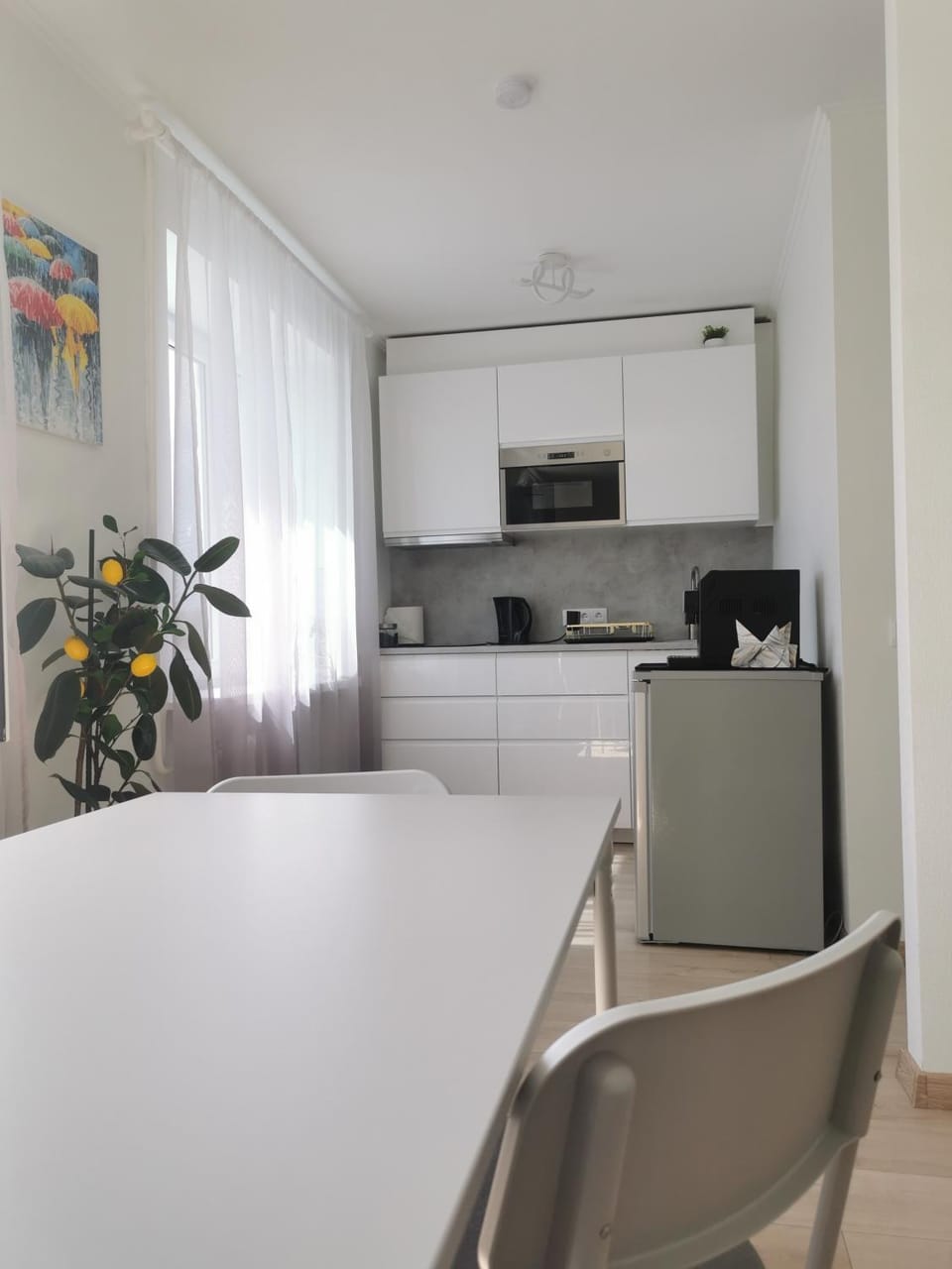 Kitchen or kitchenette, Dining area