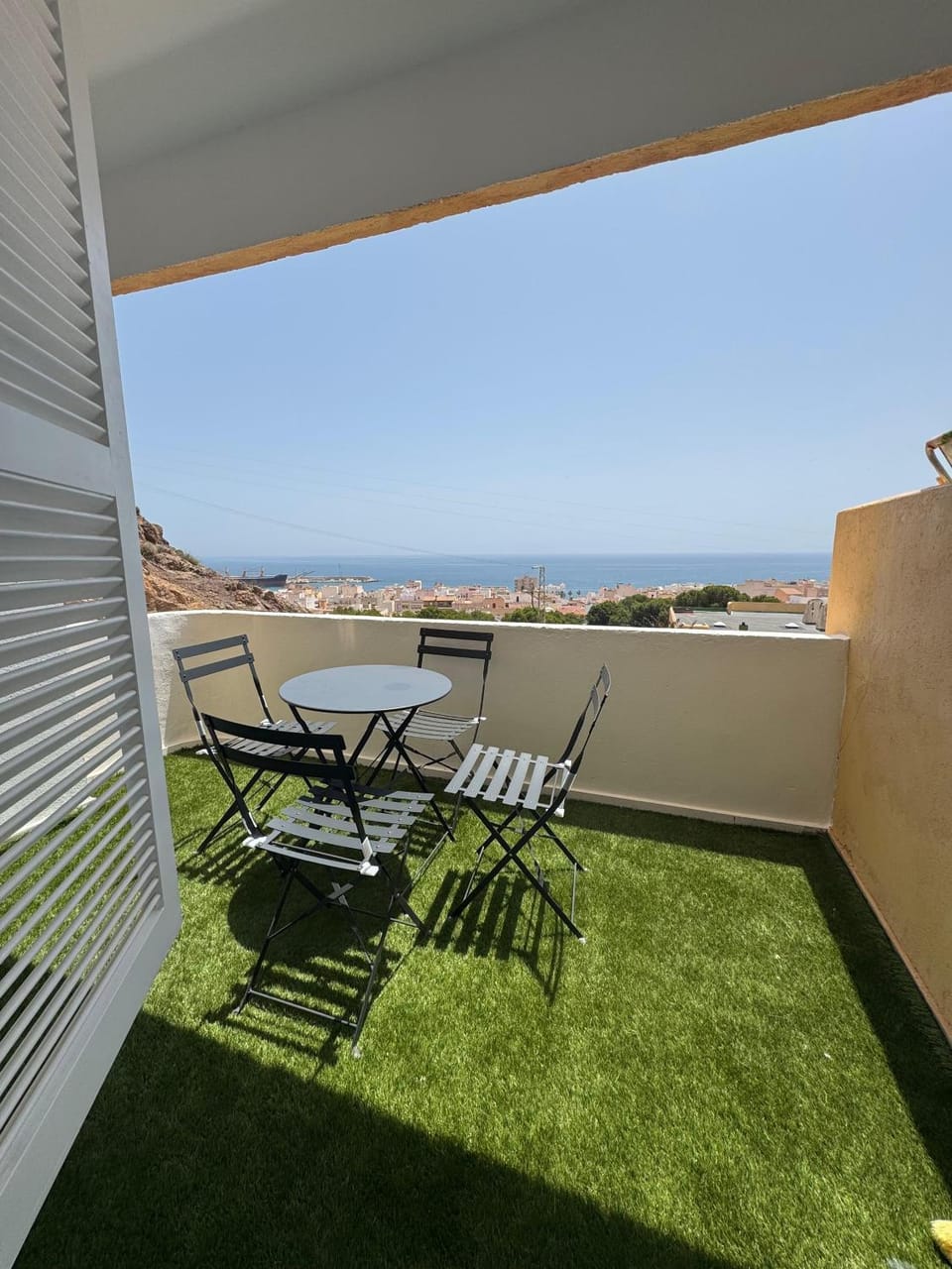 Patio, Natural landscape, Balcony/Terrace, Sea view