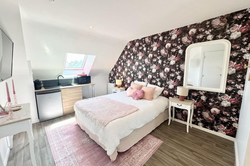 L’instant rose - Cocon fleuri avec jacuzzi Apartment in Finistere