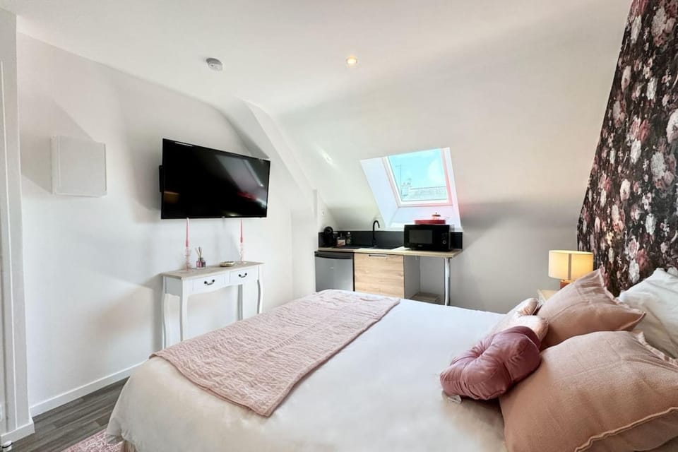 L’instant rose - Cocon fleuri avec jacuzzi Apartment in Finistere