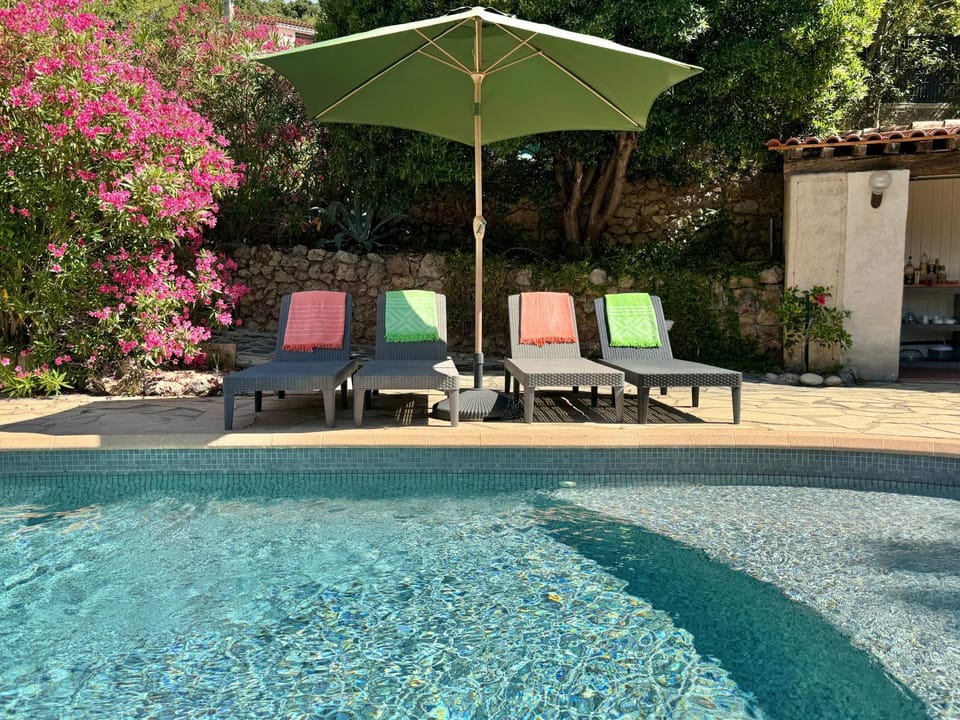 Garden, Swimming pool, Swimming pool, sunbed