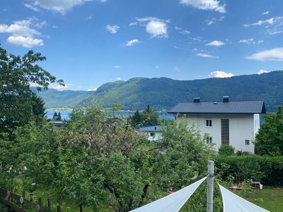 Natural landscape, Lake view, Mountain view