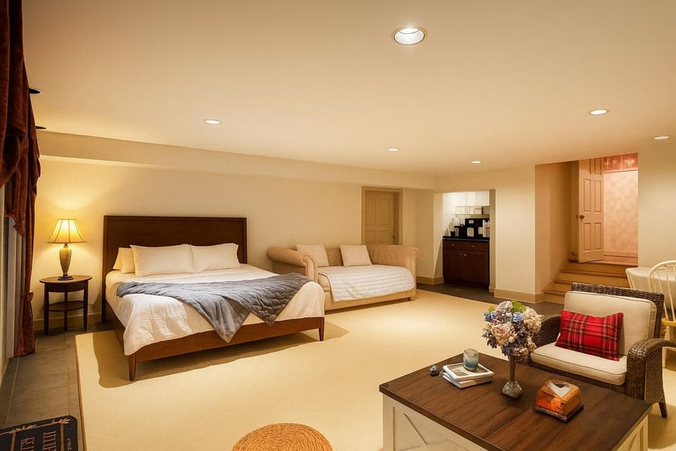 Living room, Bedroom